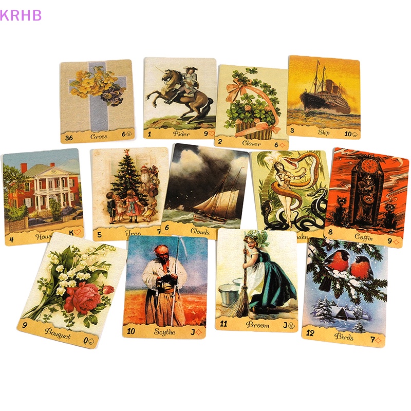 Bộ Thẻ Bài Tarot Oracle Của Granny 'S Lenormand Oracle Mới