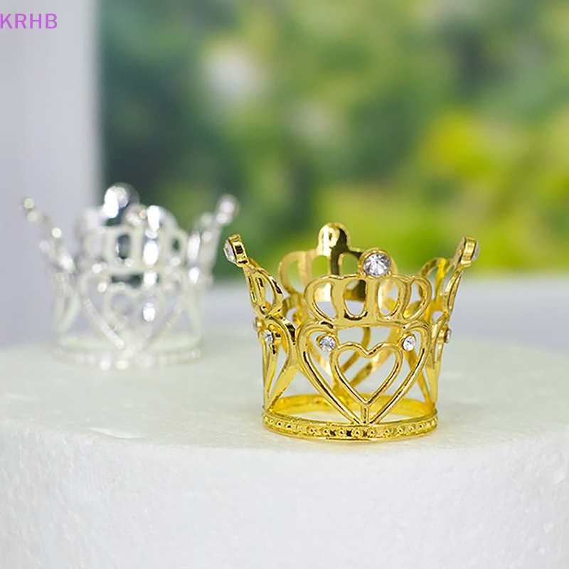 Cài Tóc Hình Vương Miện Nhỏ Bằng Kim Loại Dành Cho Bé Trai Gái Mới