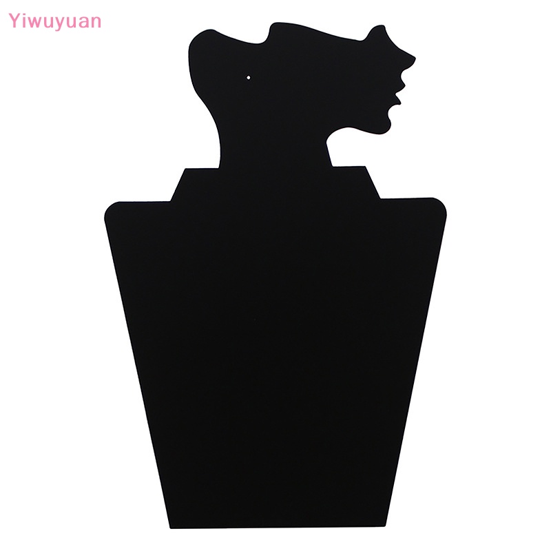 < Yiwuyuan > Giá Đỡ Trưng Bày Trang Sức Bằng Vải Nhung Đen Mặt Hình Mặt Cười Đơn Giản Sắp Xếp Gọn Gàng