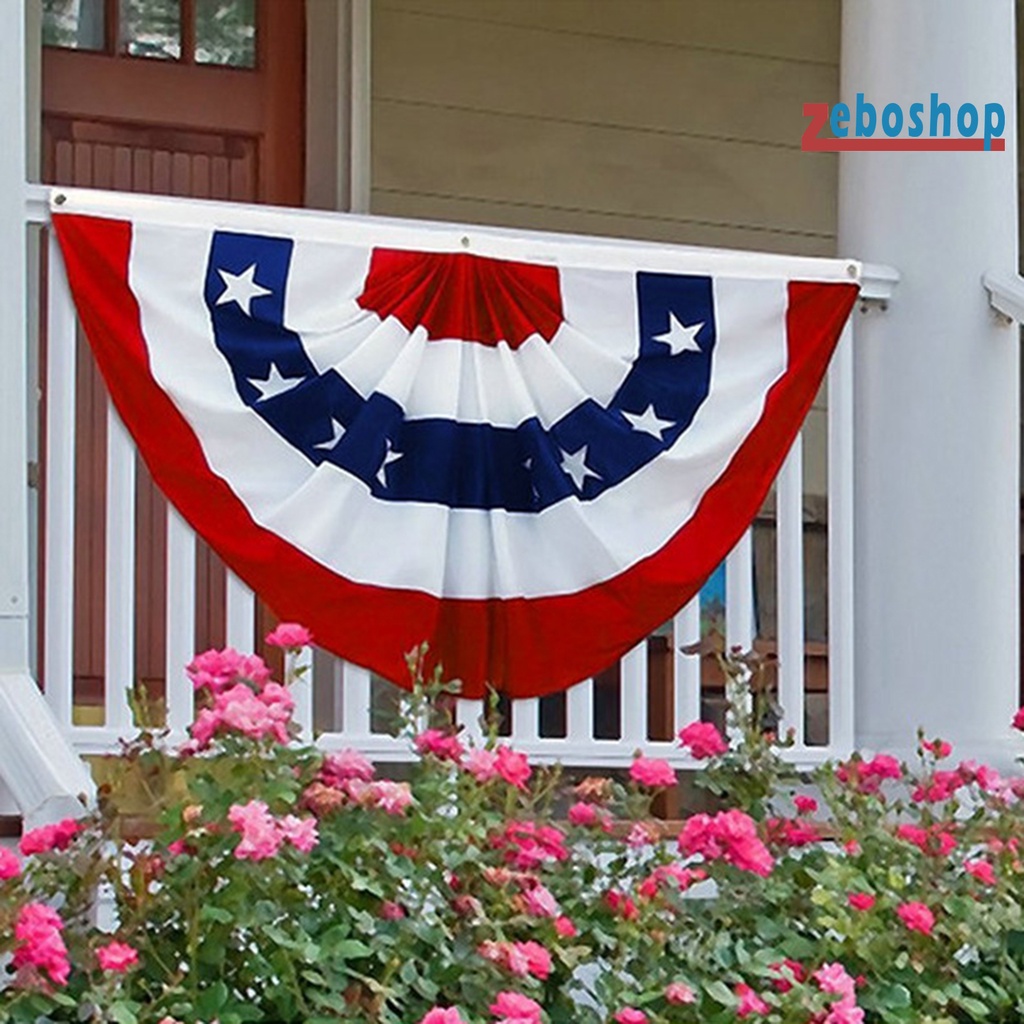 Cờ Mỹ Xếp Ly Hình Ngôi Sao Ngày Độc Lập 4th