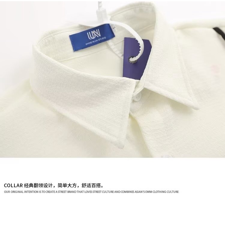 Áo Sơ Mi Tay Ngắn Dáng Rộng Phong Cách Đường Phố Mỹ Thời Trang Mùa Hè Cho Nam Và Nữ