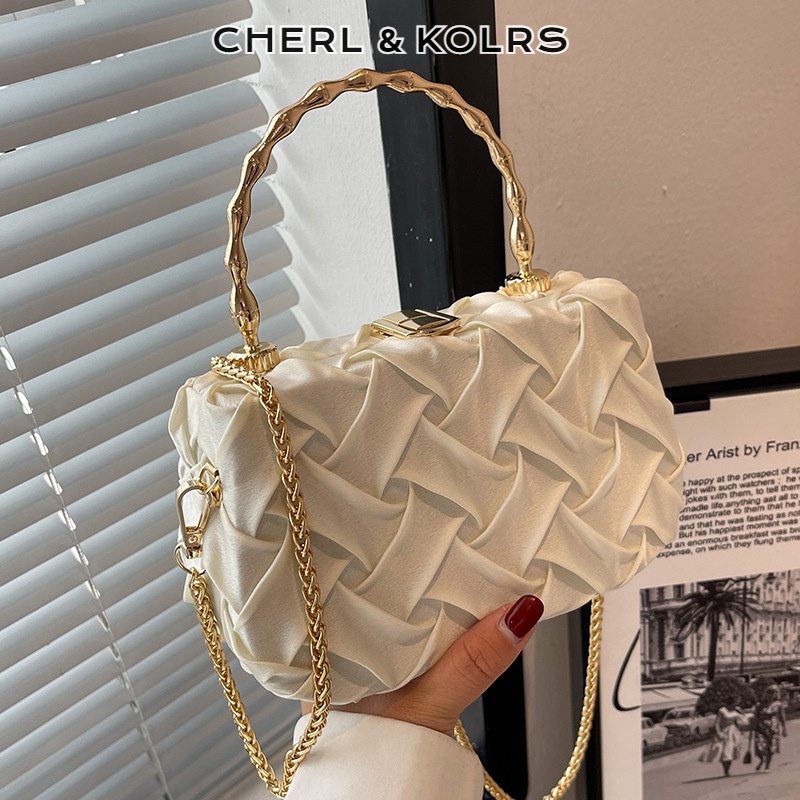 Túi Xách Dệt Kim Đeo Chéo Thời Trang Cho Nữ