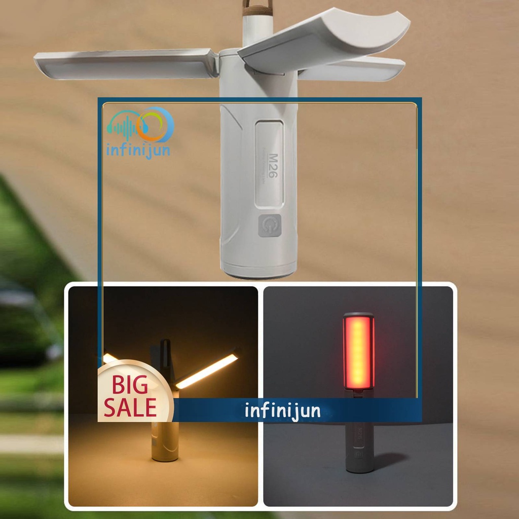 Đèn Pin Mềm Gấp Gọn 4 Chế Độ Tiện Lợi Dành Cho Hoạt Động Ngoài Trời