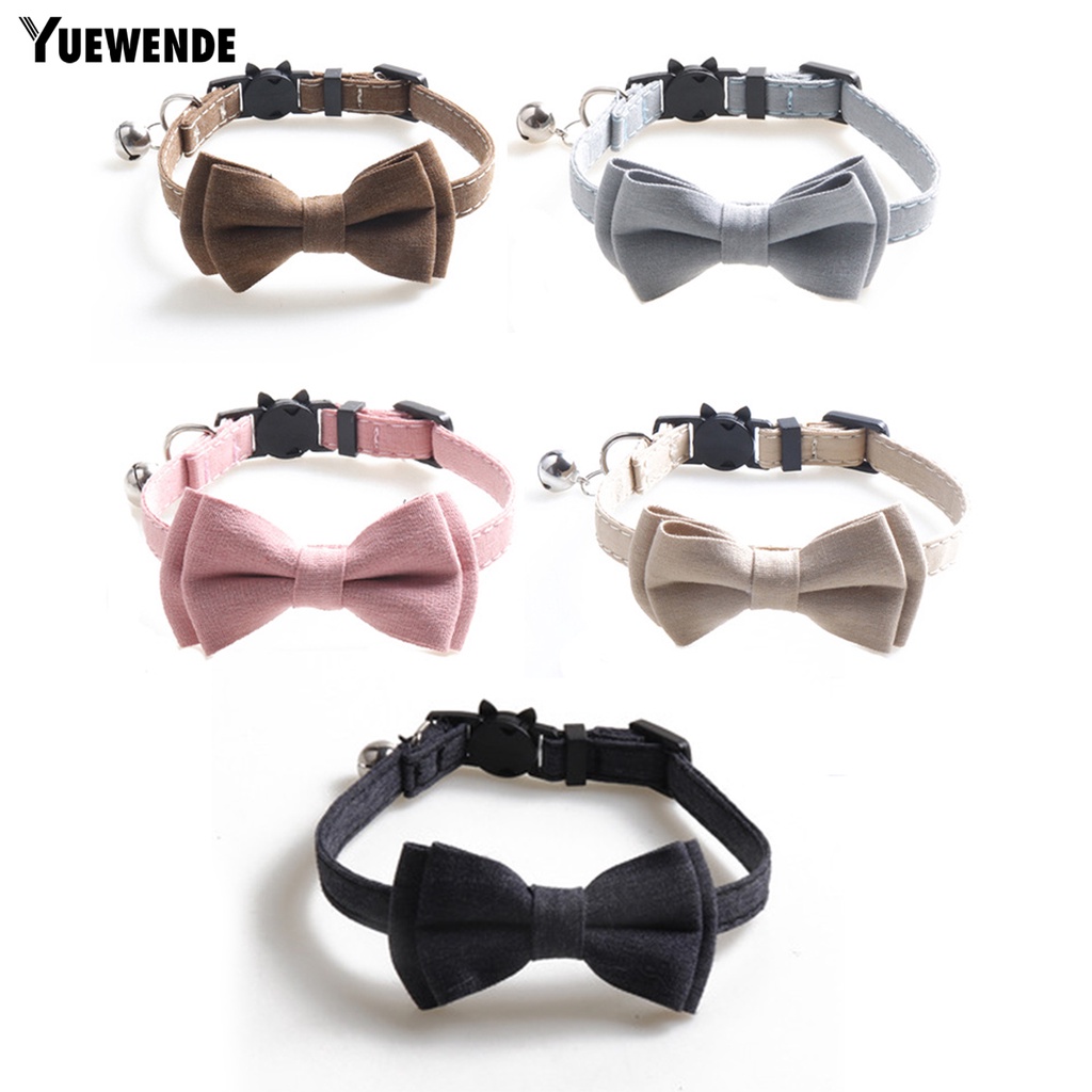 Vòng Cổ Hình Nơ Có Thể Tháo Rời Cho Thú Cưng