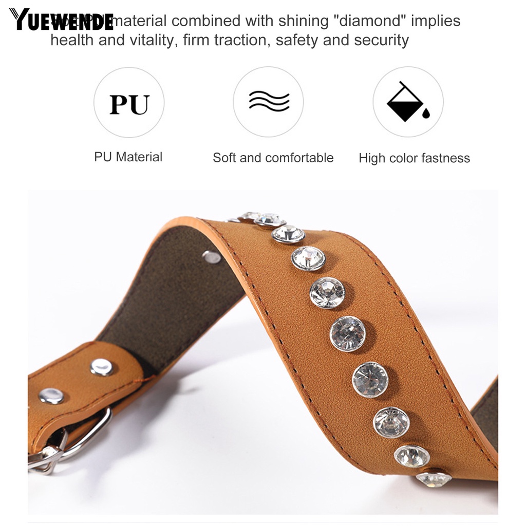 Vòng Cổ Đính Đá Có Thể Điều Chỉnh Dành Cho Thú Cưng YQ.E