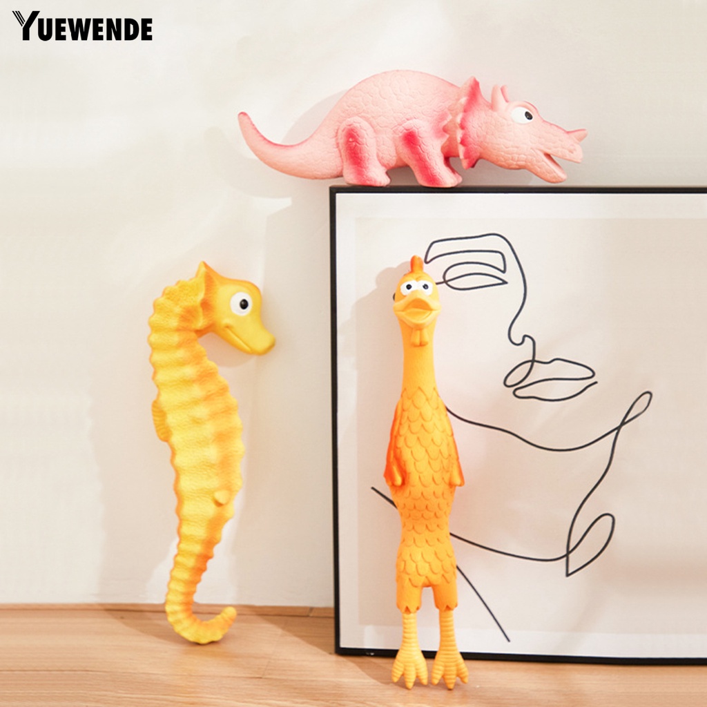 Yq.e Đồ Chơi Búp Bê Cá Ngựa Hoạt Hình Có Âm Thanh Vui Nhộn Chống Cắn Và Mài Mòn Phong Cách Harmless Cho Cún Cưng