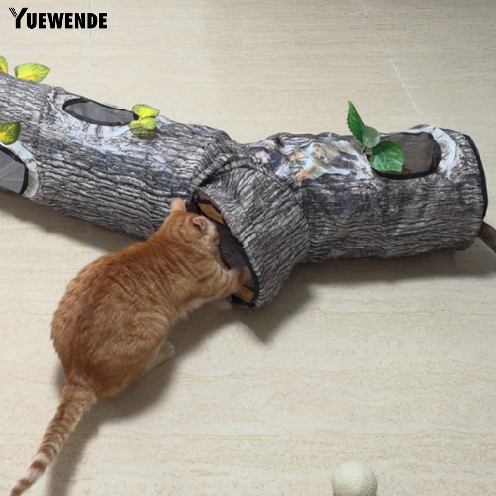 Đồ Chơi Đường Hầm Hình Cây Có Lỗ Độc Đáo Vui Nhộn Cho Thú Cưng