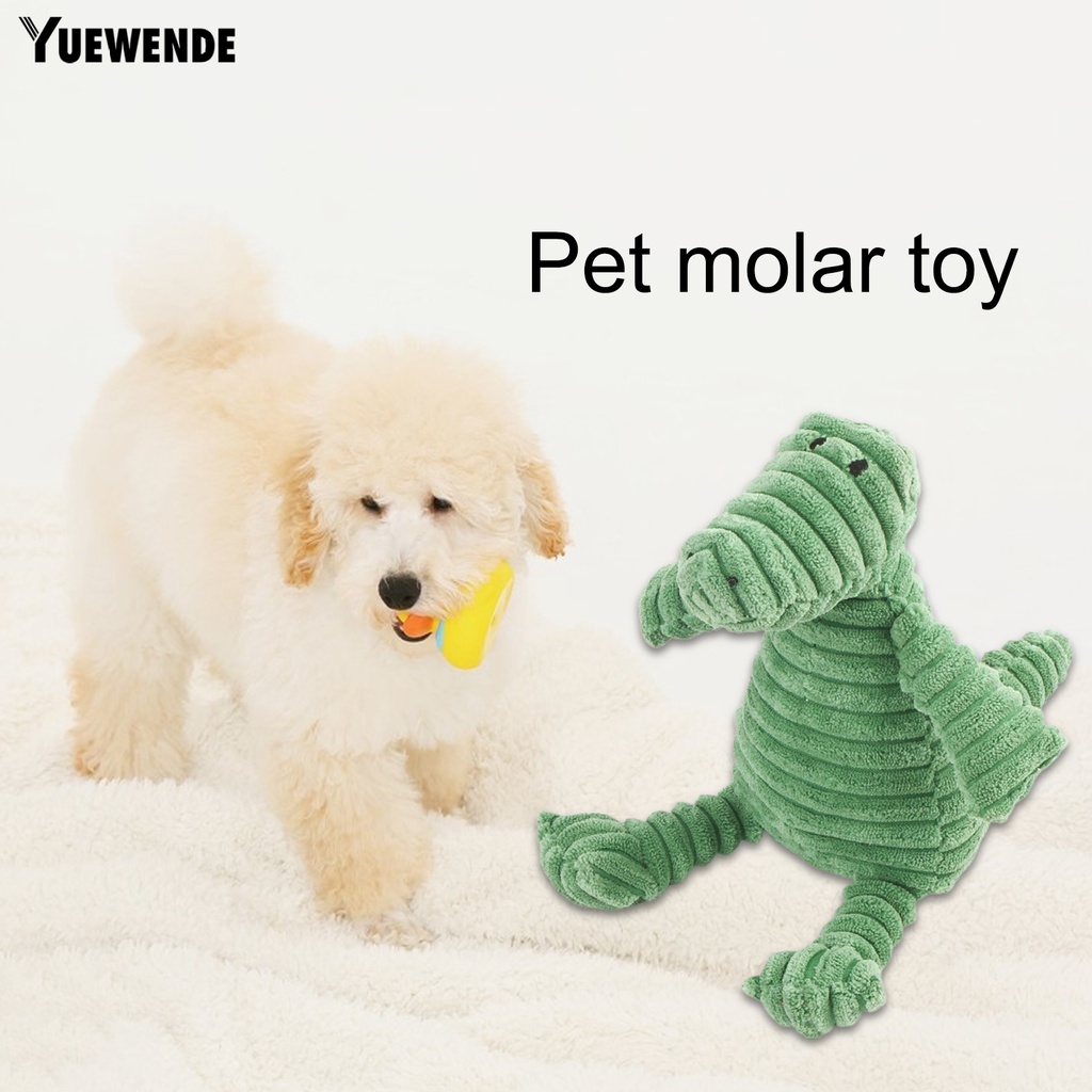 Đồ Chơi Cá Sấu Nhồi Bông Mềm Mại Phát Ra Âm Thanh Chống Cắn Cho Cún Cưng