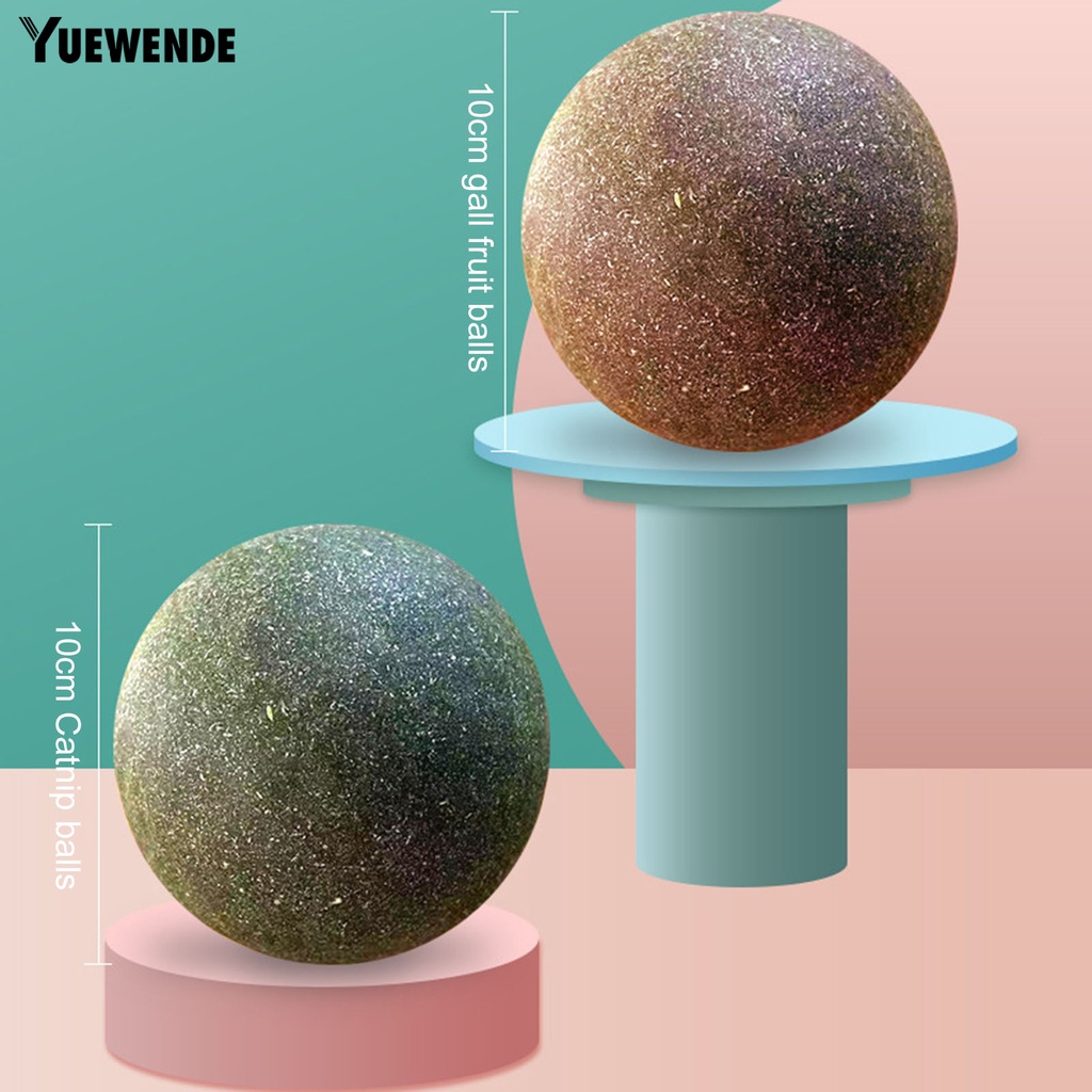 Yq.e Bóng Đồ Chơi Chất Liệu Tự Nhiên Bề Mặt Mịn Cỡ Lớn Làm Sạch Răng Cho Mèo Cưng