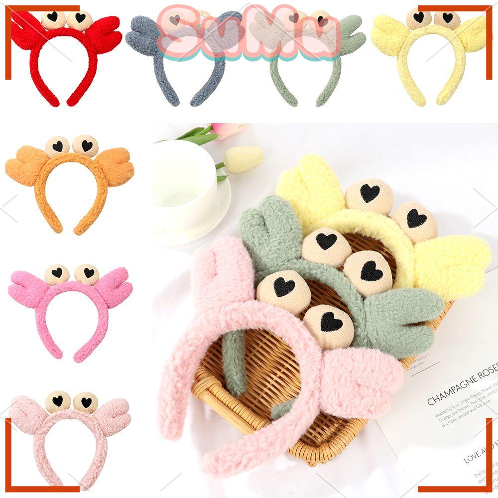 Băng Đô Cài Tóc Bằng Lông Cừu Họa Tiết Hoạt Hình Cho Nữ