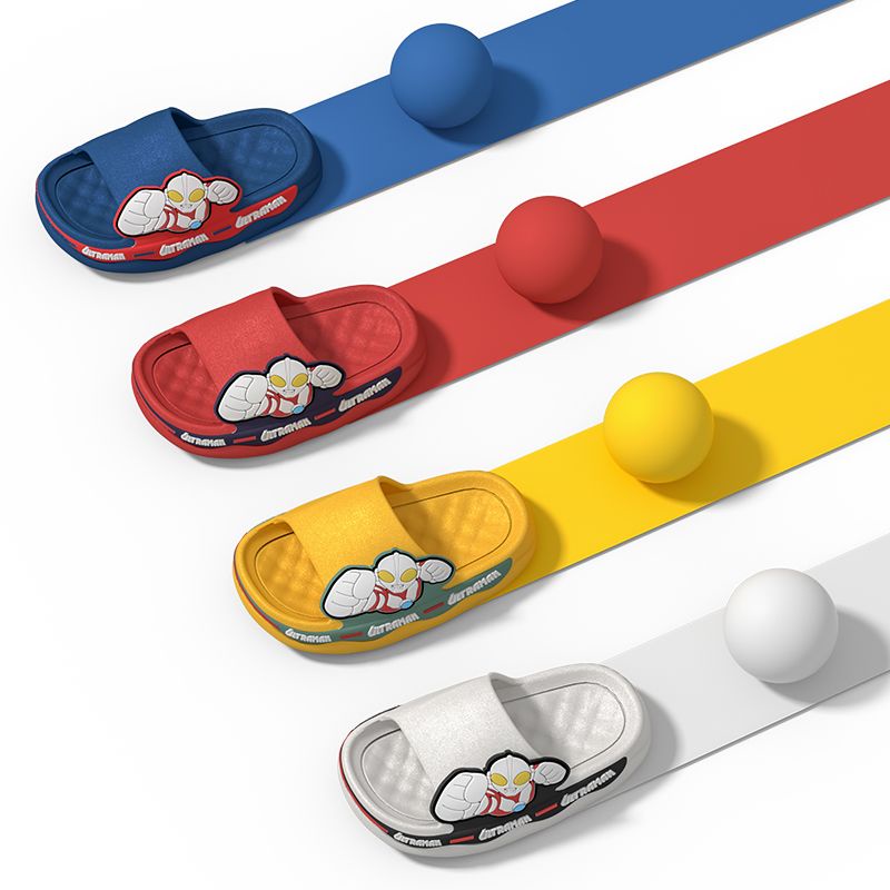 Dép Đế Cao Su Mềm Chống Trượt Họa Tiết Hoạt Hình Cho Bé