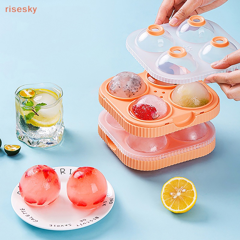 Khuôn Silicone Làm Đá Viên Hình Cầu 3D 6.5cm