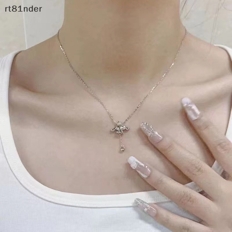 Vòng cổ Mặt Hình Cinnamoroll Hoạt Hình Phối Tua Rua Thời Trang Cho Nữ