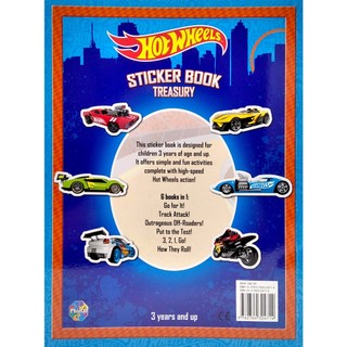 Mattel Hot Wheels Sticker Book Treasury