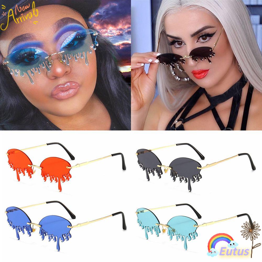 Kính Mát Không Gọng Chống Tia UV400 Thời Trang Cho Nữ