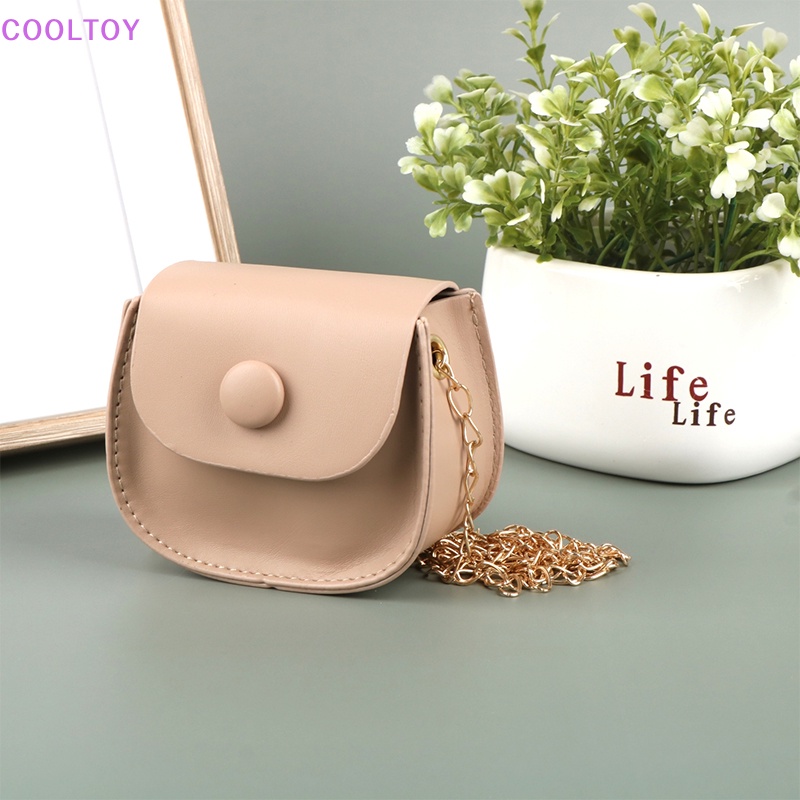 Cooltoy Túi Xách Đeo Vai Mini 10 * 9cm Đựng Tiền Xu Trang Trí Nhà Búp Bê