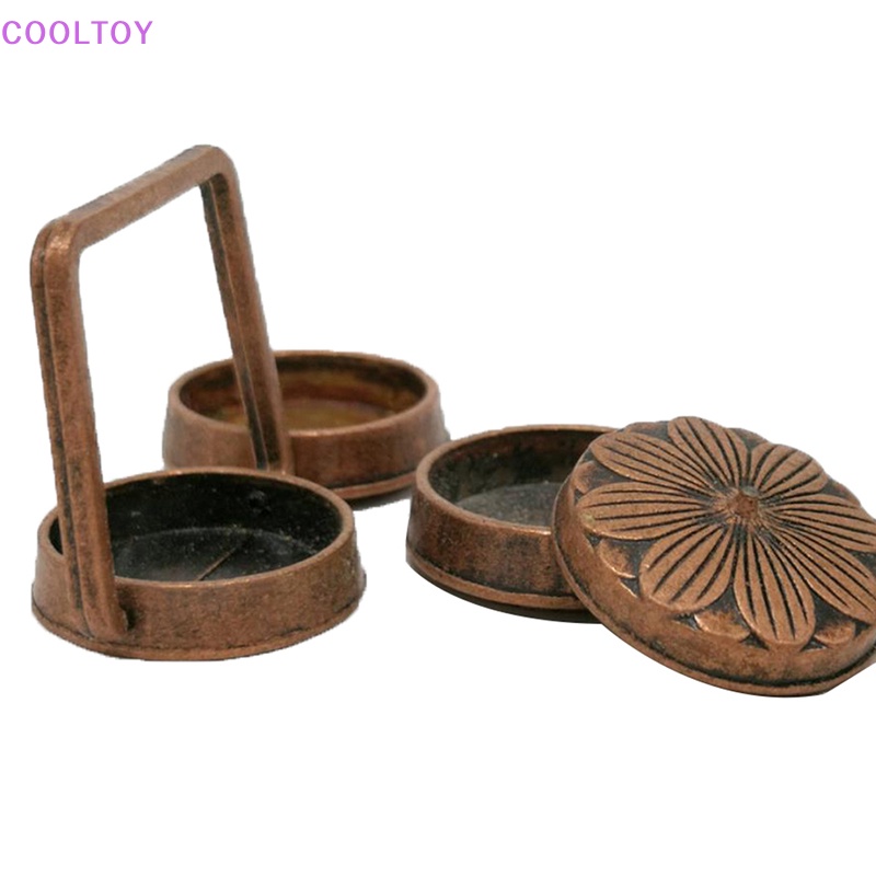 Cooltoy Hộp cơm 3 Tầng Bằng Đồng Tỉ Lệ 1: 12 Trang Trí Nhà Búp Bê