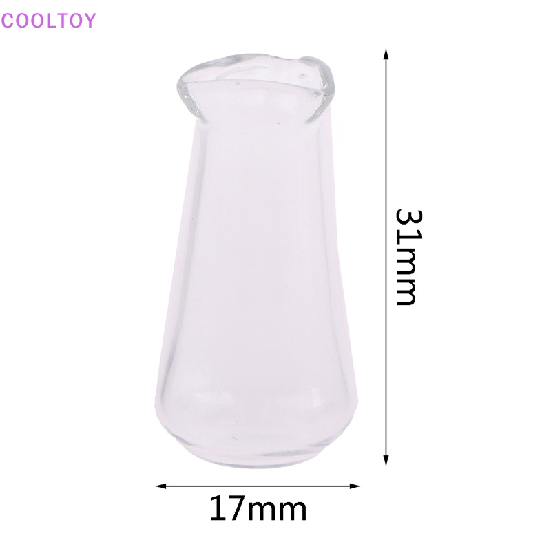 Set 5 Ly Thủy Tinh Uống Nước Mini Tỉ Lệ 1: 12 Trang Trí Nhà Búp Bê