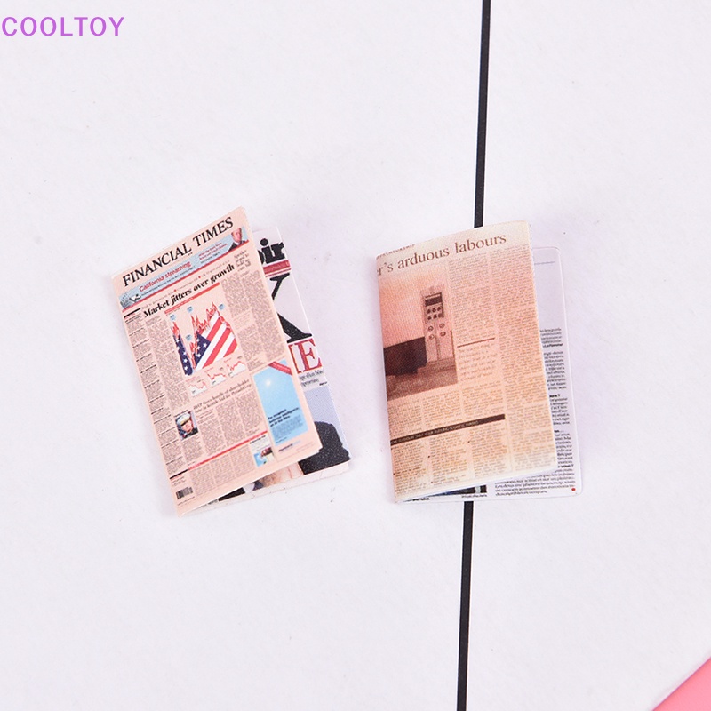 Cooltoy Mô Hình Cuốn Sách Mini Tỷ Lệ 1 / 6 Dùng Để Trang Trí Nhà Búp Bê   Hot!