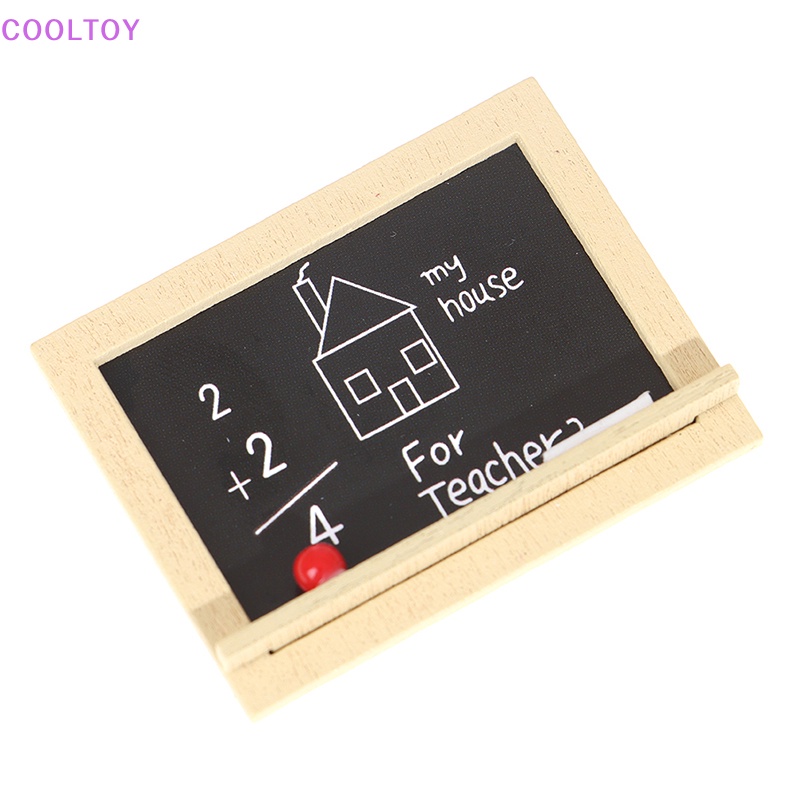 Cooltoy Bảng Đen Mini Với Phụ Kiện Trang Trí Lớp Học Nhà Búp Bê