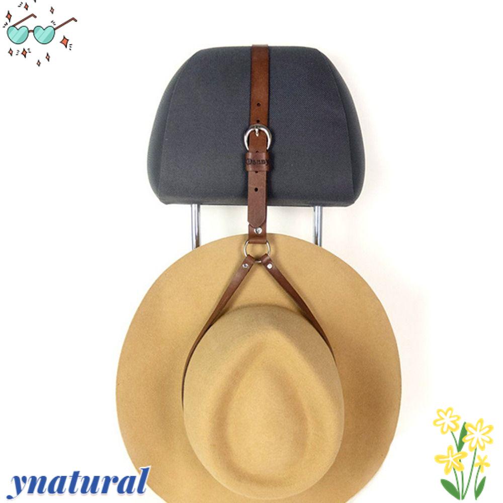 Móc Treo Mũ Cao Bồi Bằng Da PU Tiện Dụng Cho Xe Hơi