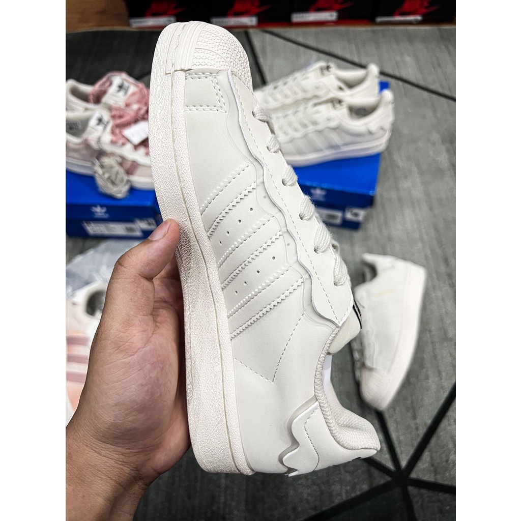 Giày Adidas Superstar Capuchino Cream White Rép 1:1