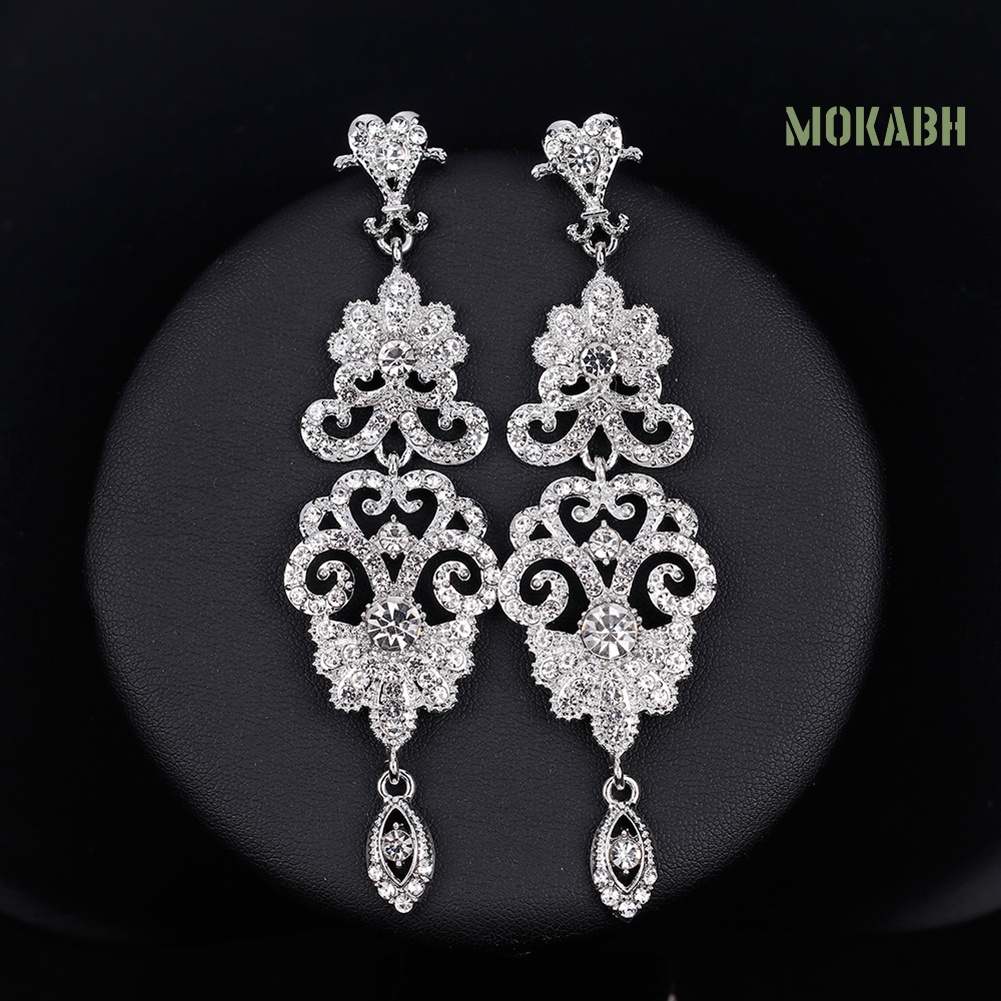 Bông Tai Đính Đá Thời Trang Dành Cho Nữ