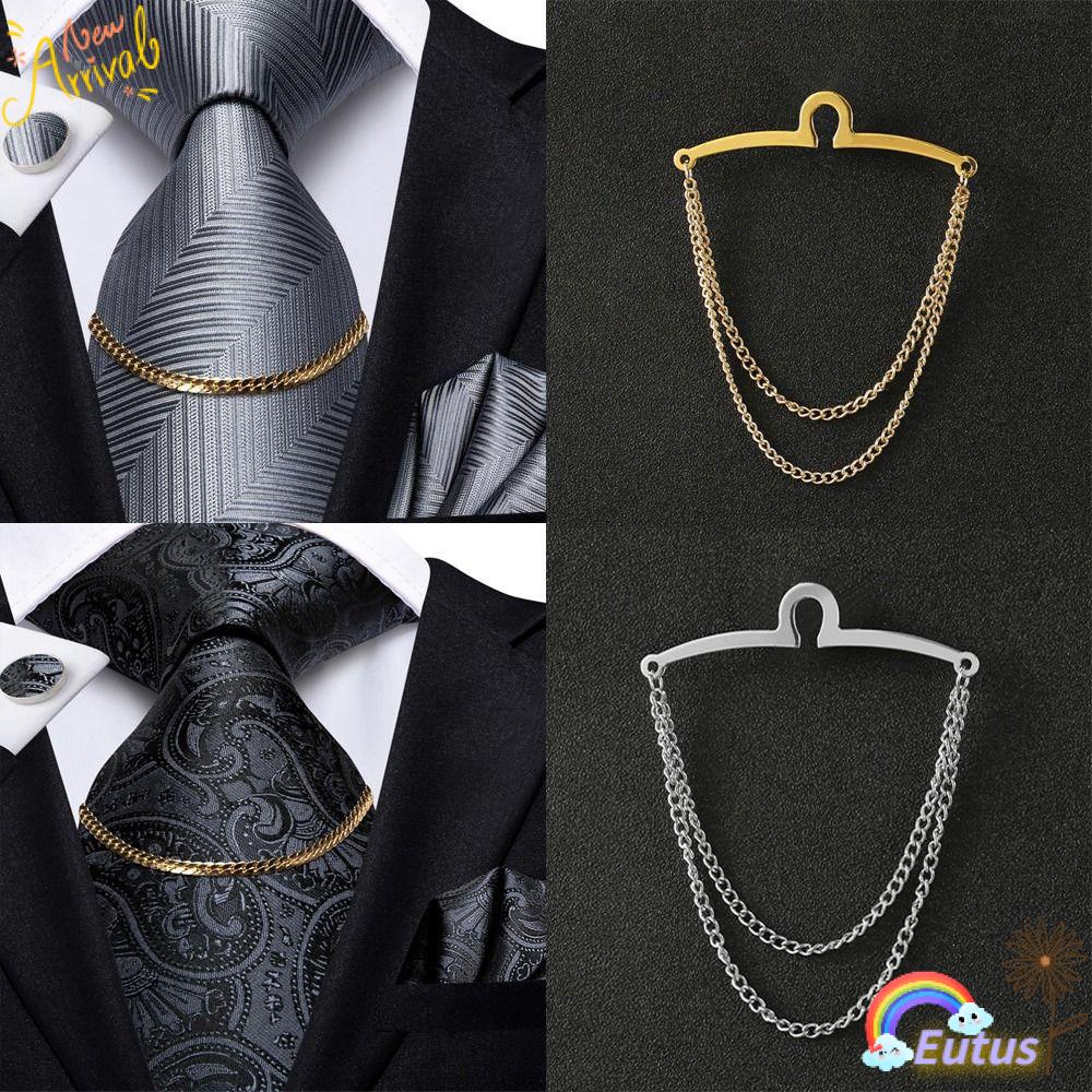 Phụ Kiện Kẹp Cà Vạt Dạng Chuỗi Xinh Xắn Theo Phong Cách Công Sở