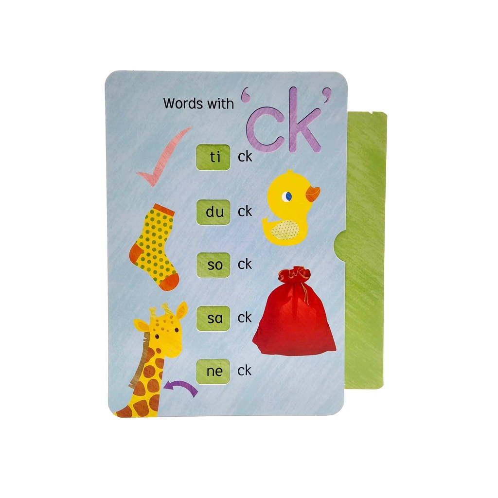 Little Genius: Phonics Pull The Tab Flashcards