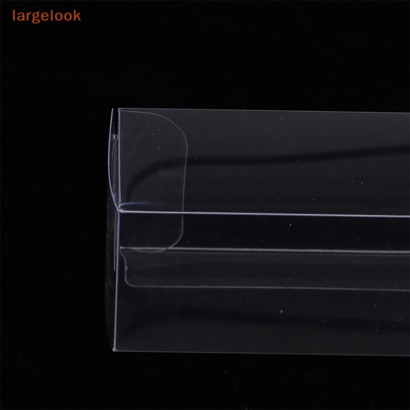 Set 10 Hộp Nhựa PVC Trong Suốt Trưng Bày Mô Hình Xe Hơi Đồ Chơi 82 * 40 * 30mm Tỉ Lệ 1 / 64