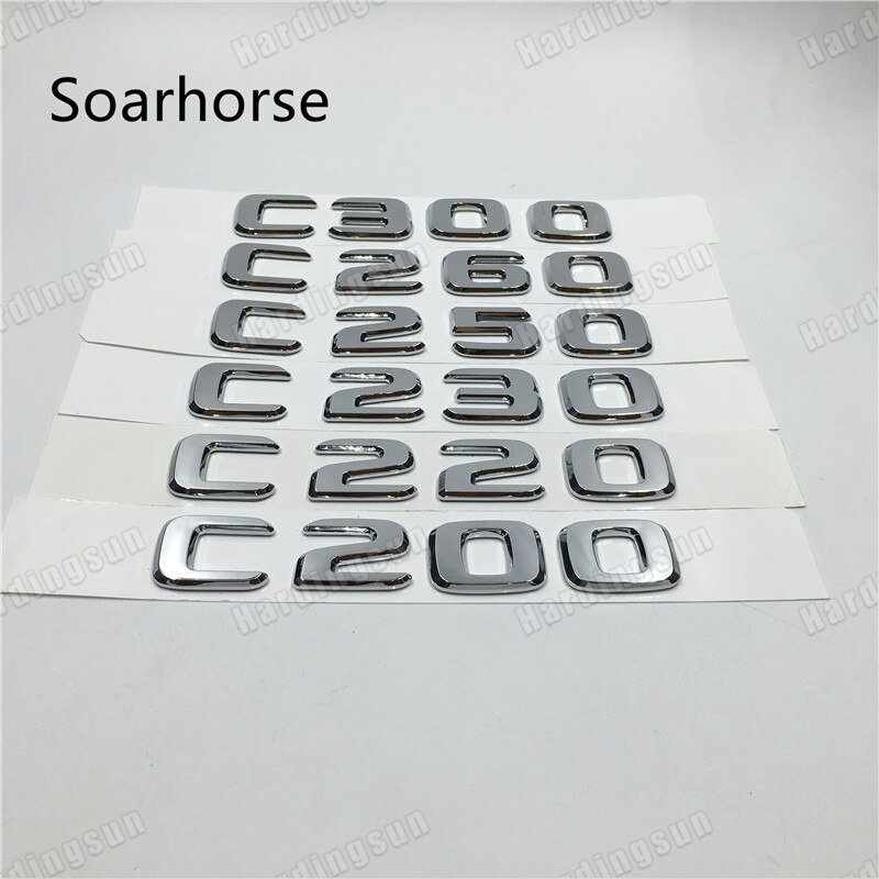 Huy Hiệu Trang Trí Thân Xe Hơi Mercedes W203 W204 C-Class C200 C220 C230 C250 C260 C300 C320 C350 C400 C500 C550 C55