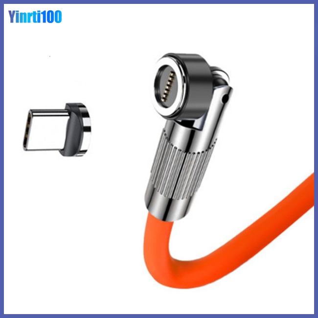 Cáp Sạc Nhanh Yinrti 120W 6A 180 Độ Type c / android Cho Xiaomi Huawei