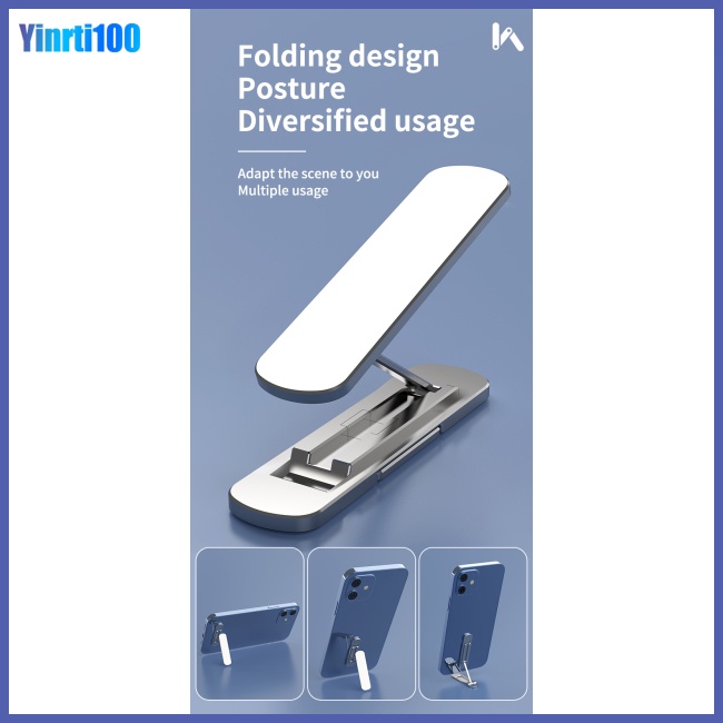 Giá Đỡ Điện Thoại Yinrti 360xc2xb0 Bằng Hợp Kim Nhôm Có Thể Gập Lại Tiện Dụng