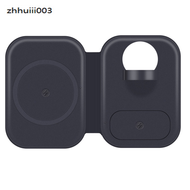 Đế Sạc Nhanh Không Dây Zhiyun 3 Trong 1 15w Có Nam Châm Cho Iphone Iwatch