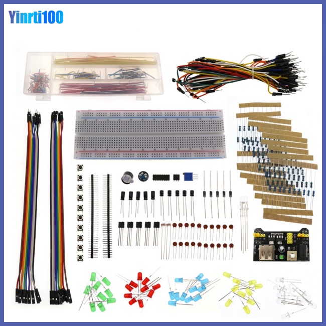 Linh Kiện Điện Tử Bộ Khởi Động Cơ Bản Với Dây Cáp Điện Trở 830 Điểm Buộc