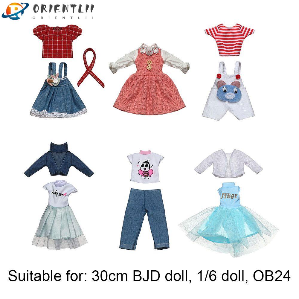 Đầm Thời Trang Cho Búp Bê 30cm Tỉ Lệ 1 / 6 / 12 inches