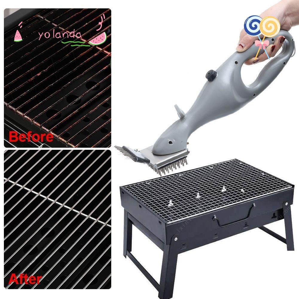 Cọ Nướng Bbq Sợi Thép Không Gỉ Chịu Nhiệt Tốt Tiện Dụng
