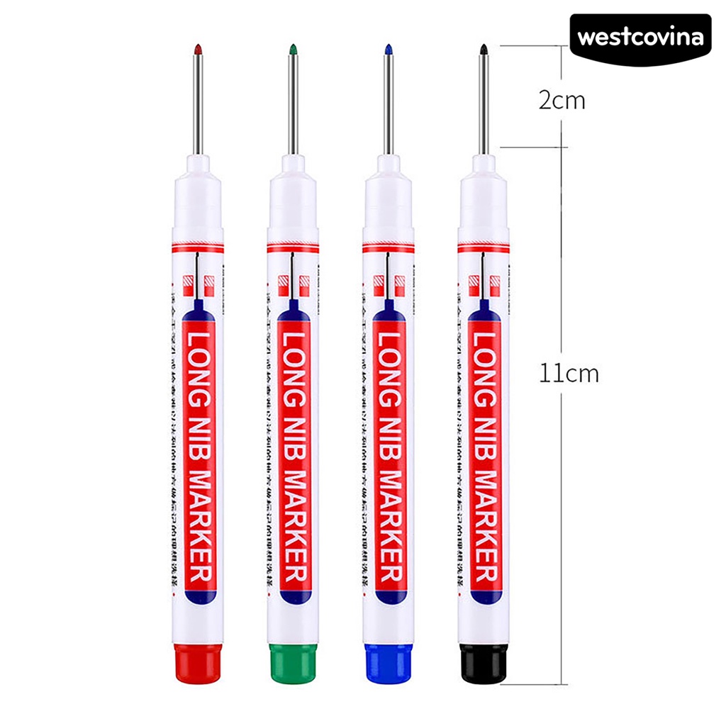 [WSTN]✎Bút Đánh Dấu Mực Đầu Ra Bằng Nhựa Chống Mờ Dầu Tiện Dụng Cho Gia Đình