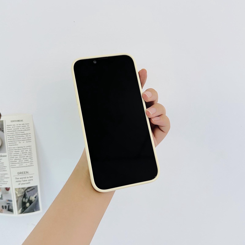 Ốp Điện Thoại Mềm Hình Mèo Hoạt Hình Đơn Giản Chống Sốc Cho iphone 12 13 11 14 Pro Max 12Pro 13Pro