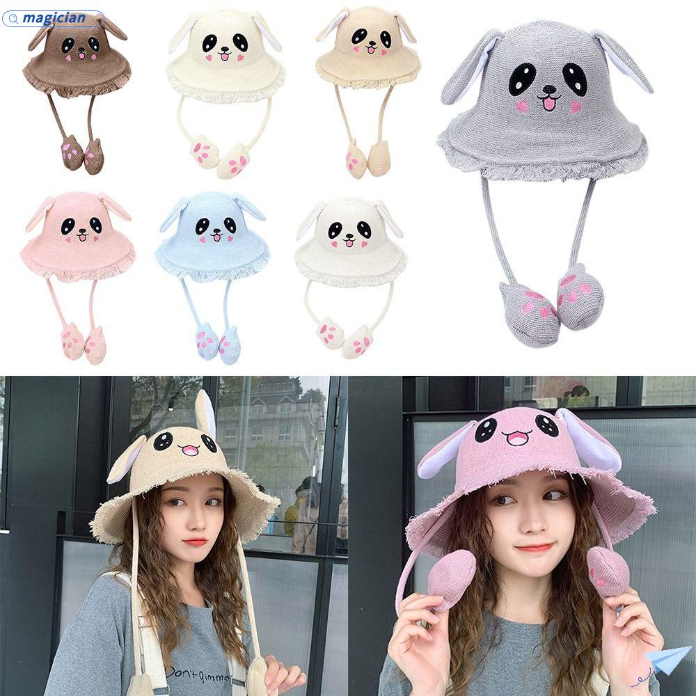 Mũ Tai Thỏ Có Thể Chuyển Động Thời Trang Dành Cho Mùa Hè