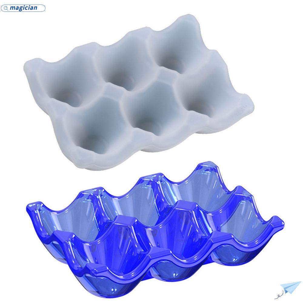 Khuôn Silicone Làm Trứng Thủ Công 6 Lỗ Tiện Dụng