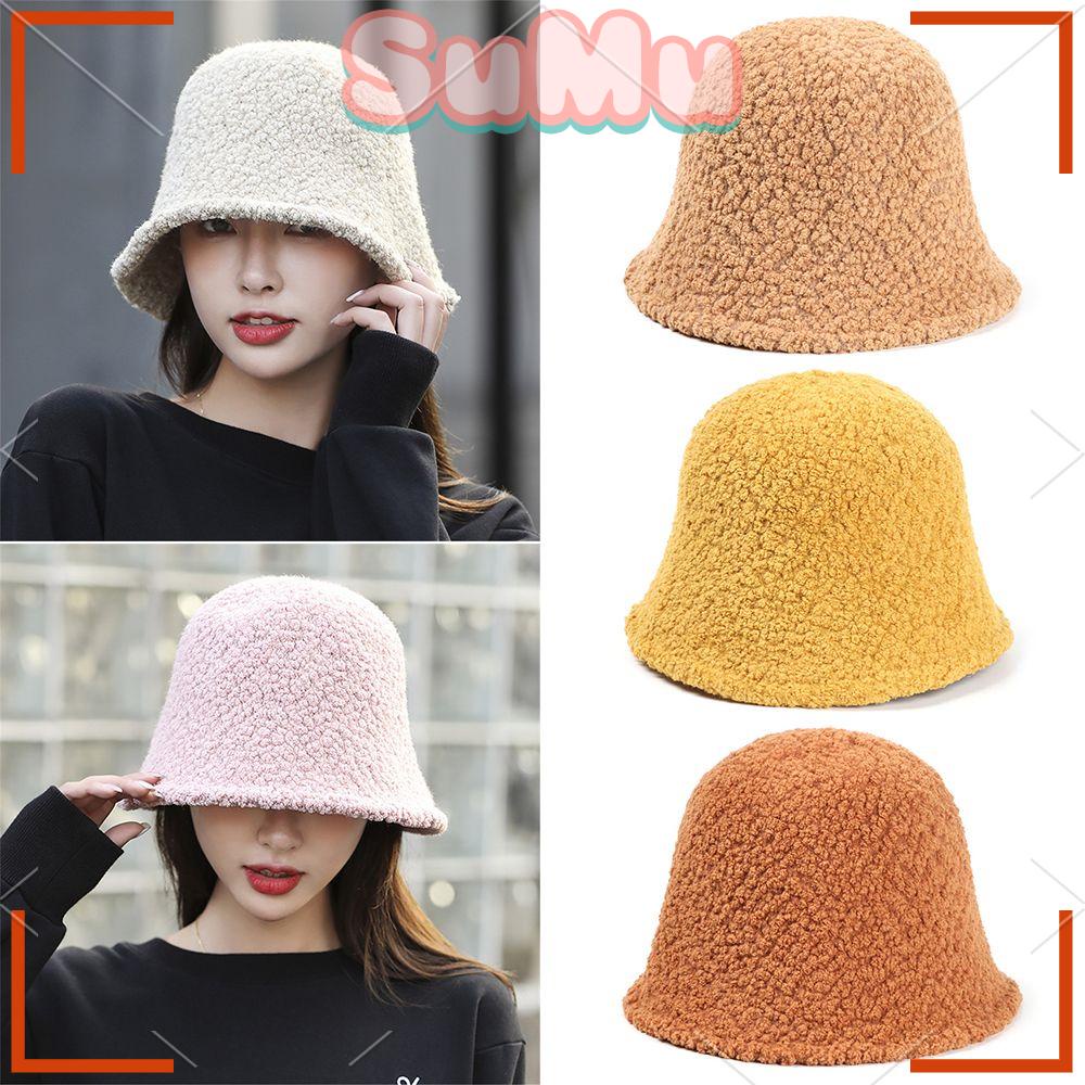 Mũ Bucket Panama Ấm Áp Thời Trang Dành Cho Nữ