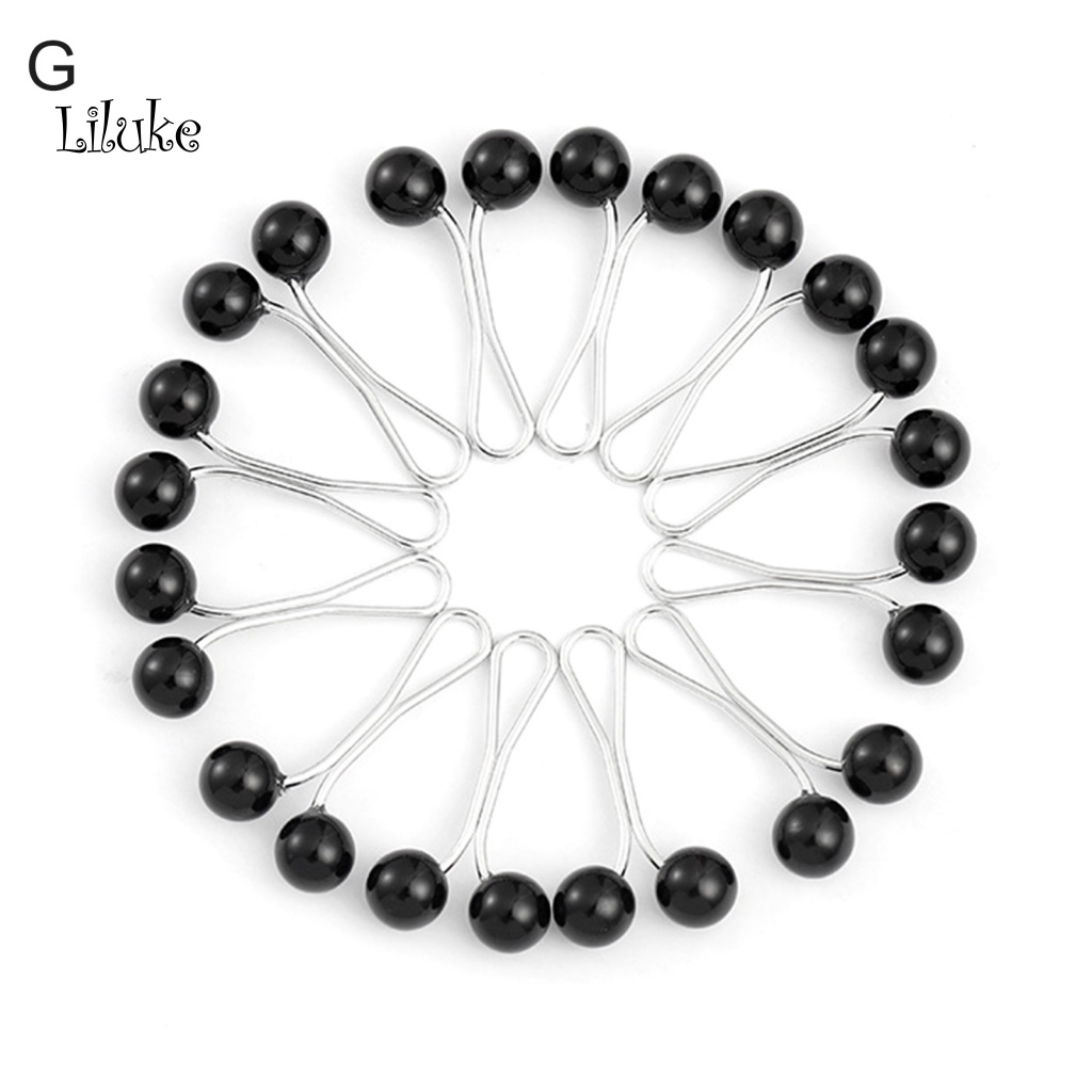 Bộ 12 Ghim Cài Khăn Choàng Chất Liệu Hợp Kim Đính Ngọc Trai Giả Màu Sắc Độc Đáo Thời Trang