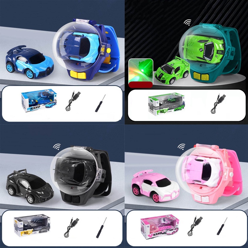Đồ Chơi Xe Hơi Đồng Hồ Điều Khiển Từ Xa Sạc USB Mini Cho Trẻ Em