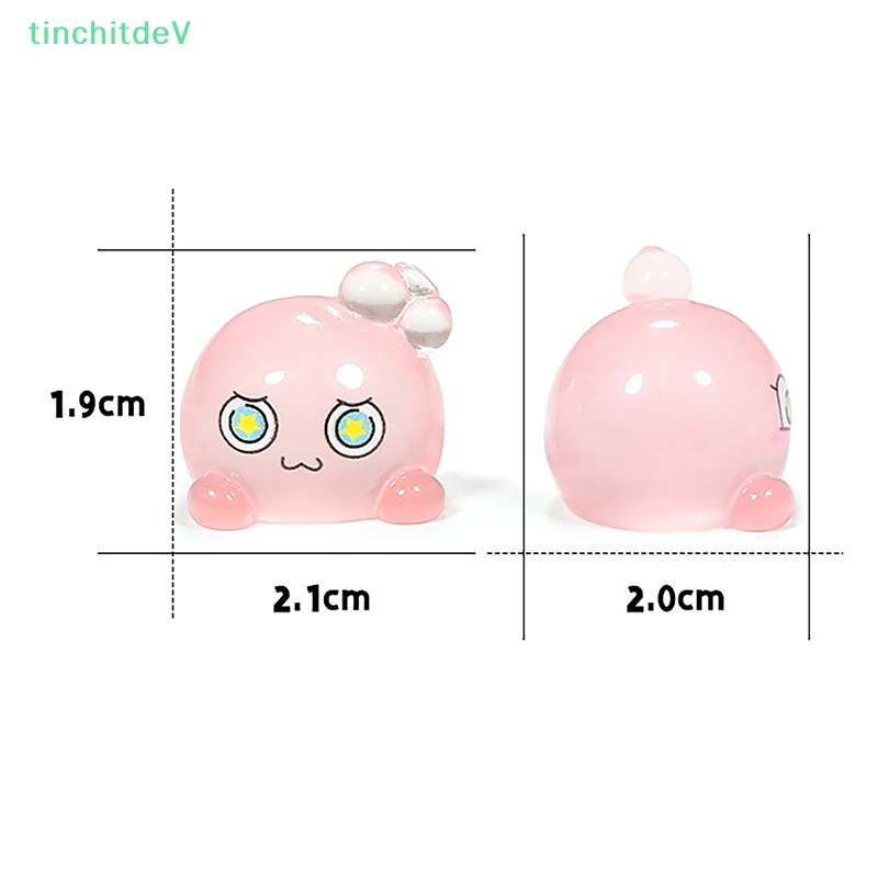 [TinchitdeV] Bộ 2 Đèn Nhựa Resin Mini Phát Quang Kirby Với Biểu Tượng Cảm Xúc Cho Bảng Điều Khiển Xe Hơi Ngẫu Nhiên
