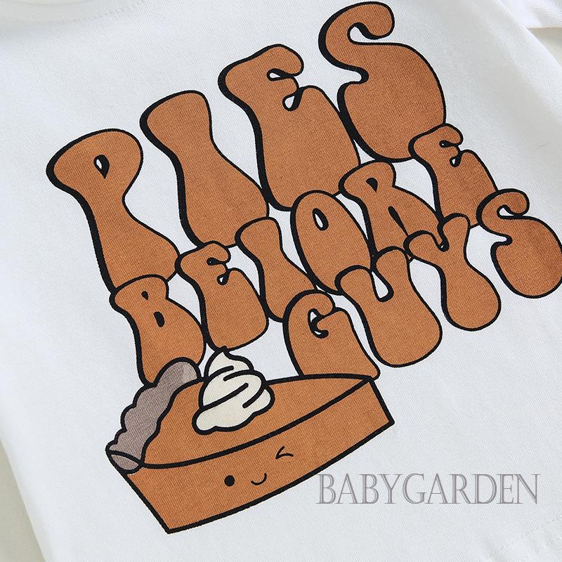 Set Áo Thun Tay Ngắn + Quần Ống Loe Co Giãn In Chữ Dễ Thương Thời Trang Mùa Hè Cho Bé Gái 6 Tháng-4 Tuổi