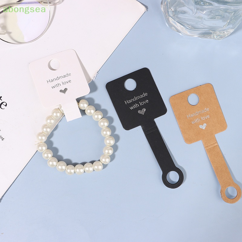 Set 50 Tấm Giấy Đựng Trang Sức Tự Dính 4x10cm