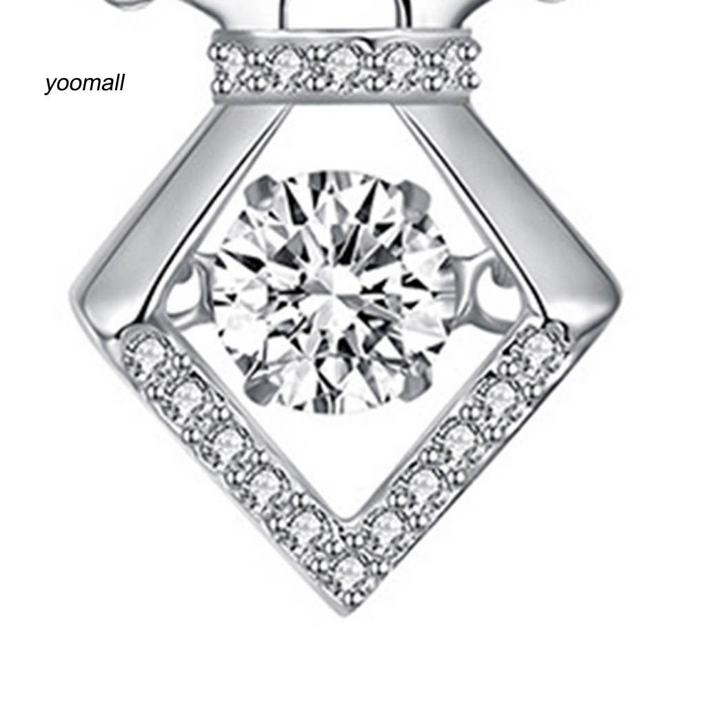 Vòng cổ Mặt Vương Miện Đính Đá Thời Trang Cho Nữ