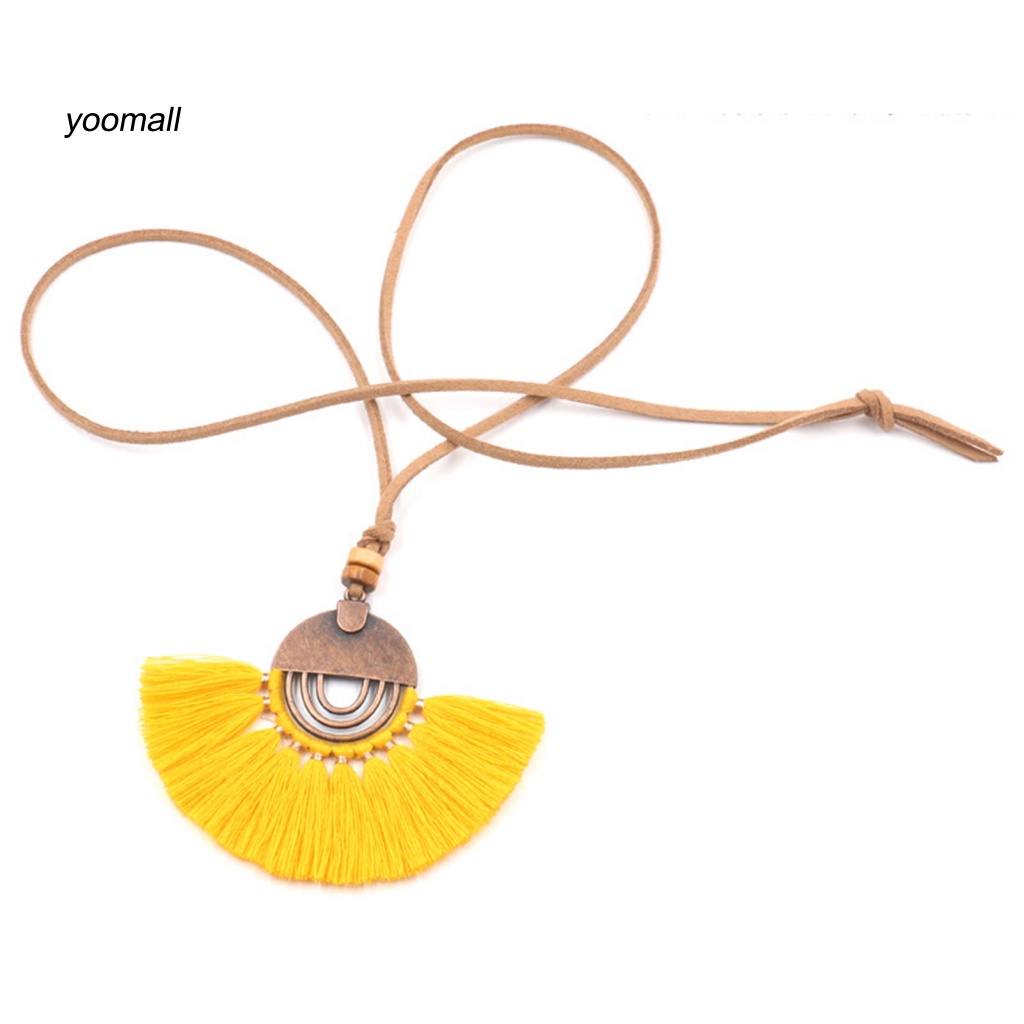 Vòng Cổ Tua Rua Bằng Hợp Kim Phong Cách Bohemian Thời Trang Cho Nữ