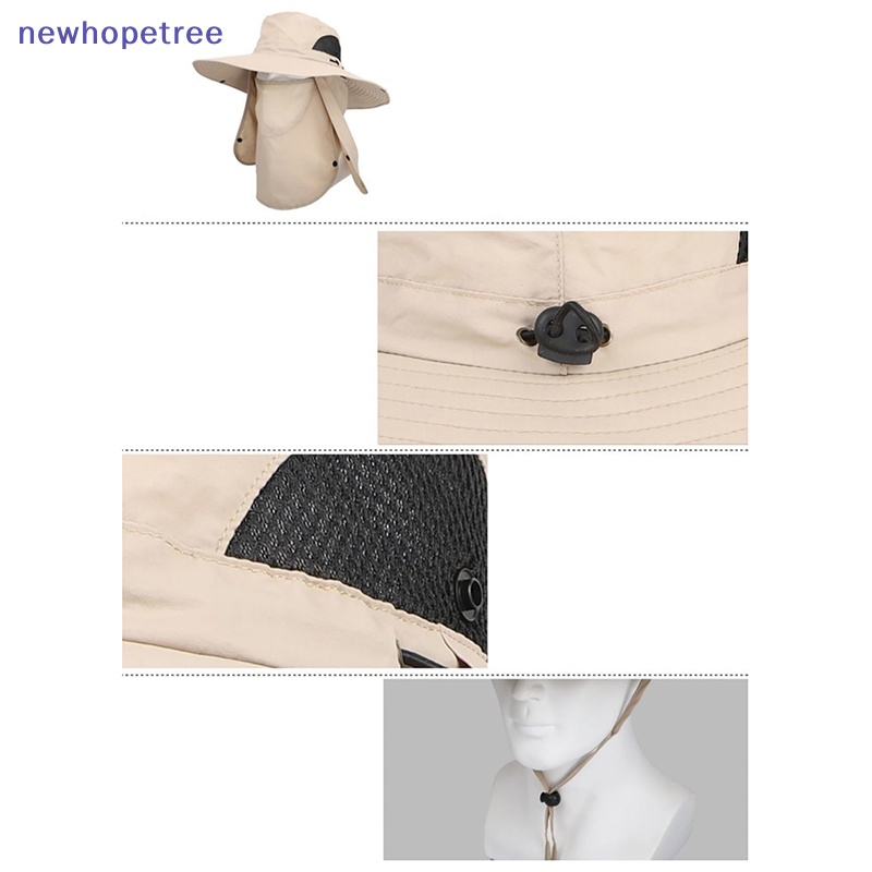 Nón Vành Chống Nắng Có Tấm Chắn Bảo Vệ Mặt Và Cổ Tiện Dụng